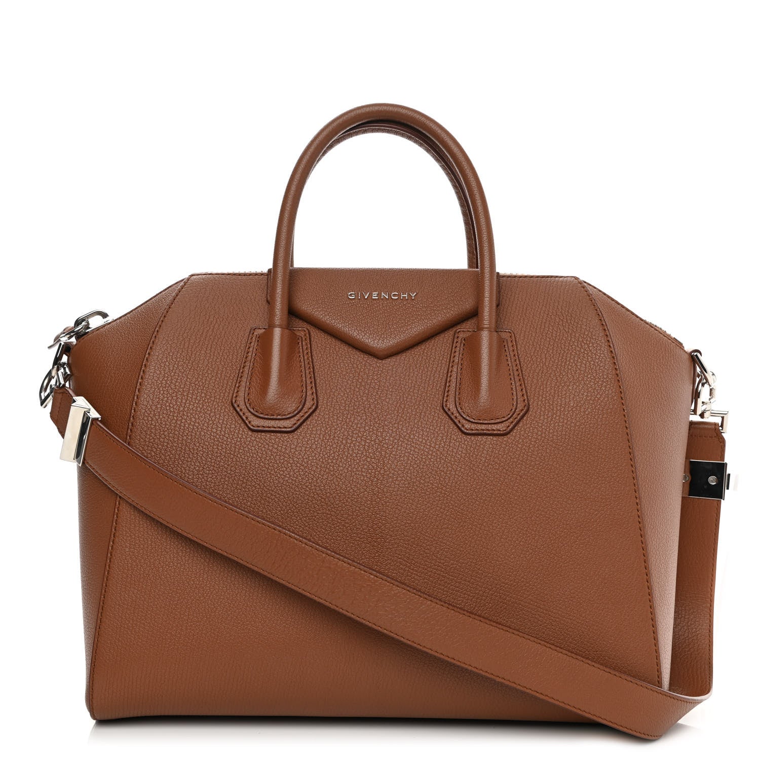 Givenchy Sugar Goatskin Medium Antigona Cognac 1 of 9