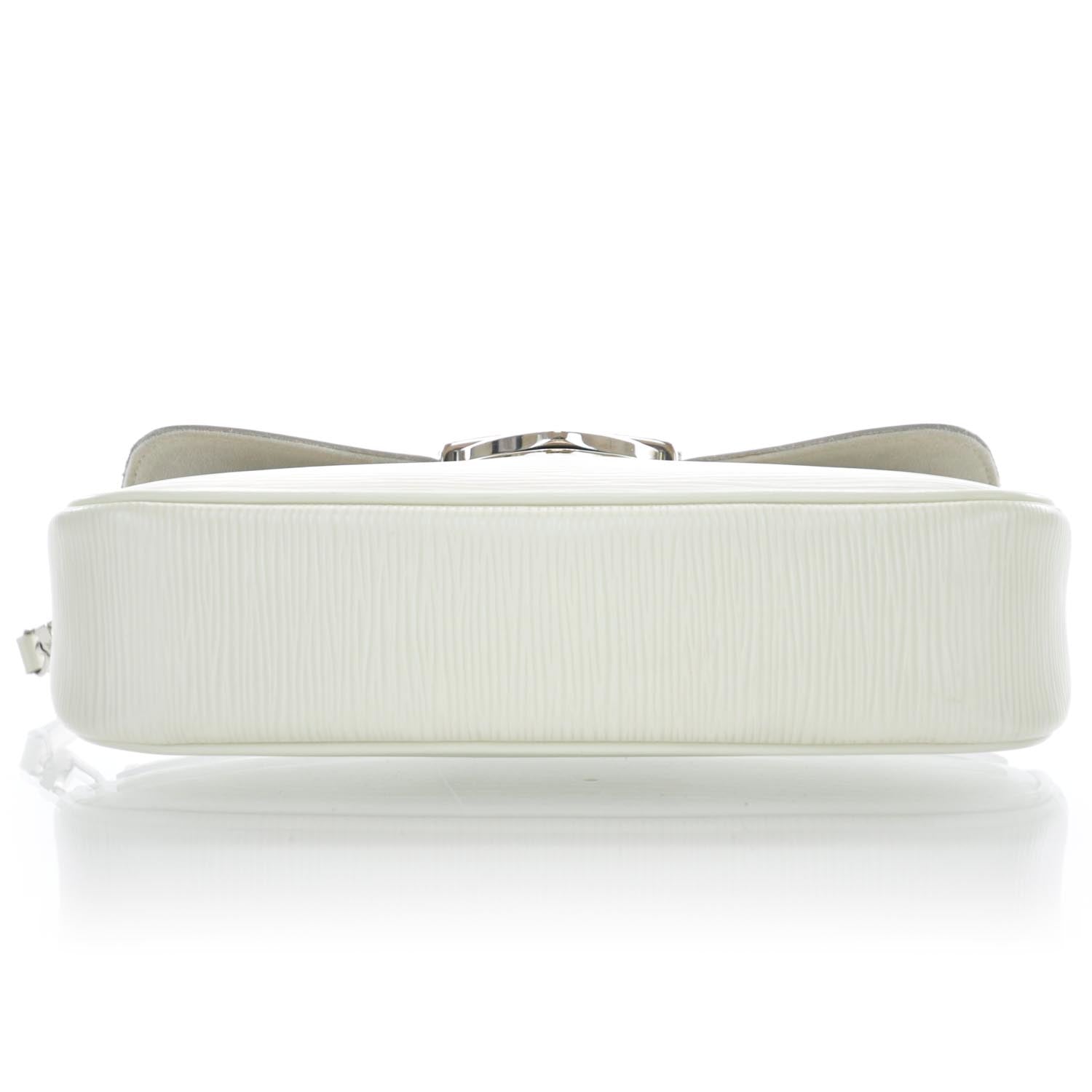 Louis Vuitton Epi Montaigne Clutch Ivory 6 of 10