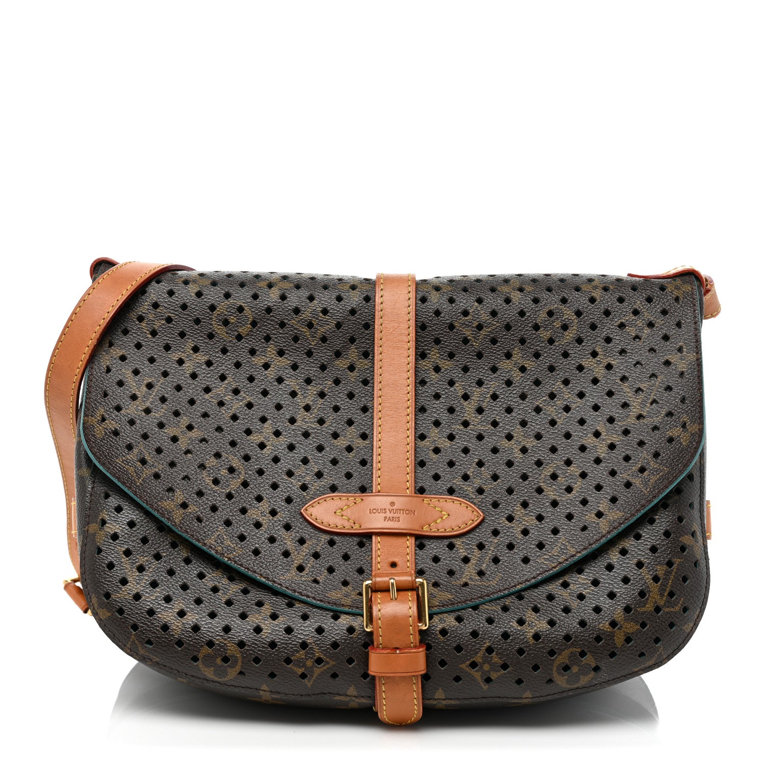 Louis Vuitton Monogram SC Flore Saumur Teal 1 of 16