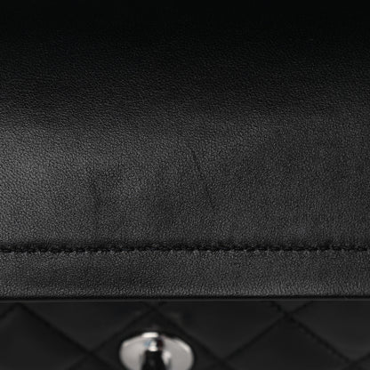 Chanel Lambskin Quilted Small Double Flap Black 12 of 14