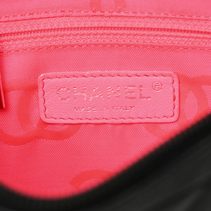 Chanel Calfskin Quilted Cambon Pochette Black 6 of 10