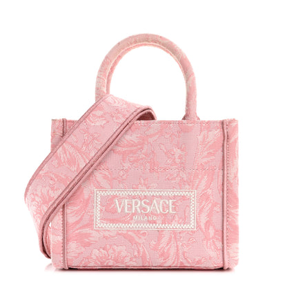 Versace Jacquard Barocco Extra Small Athena Tote Pink 1 of 11