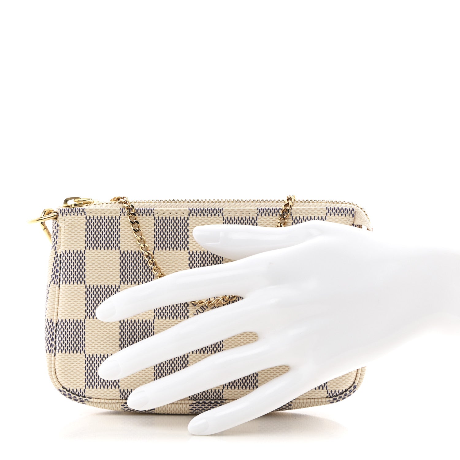 Louis Vuitton Damier Azur Mini Pochette Accessories 2 of 8