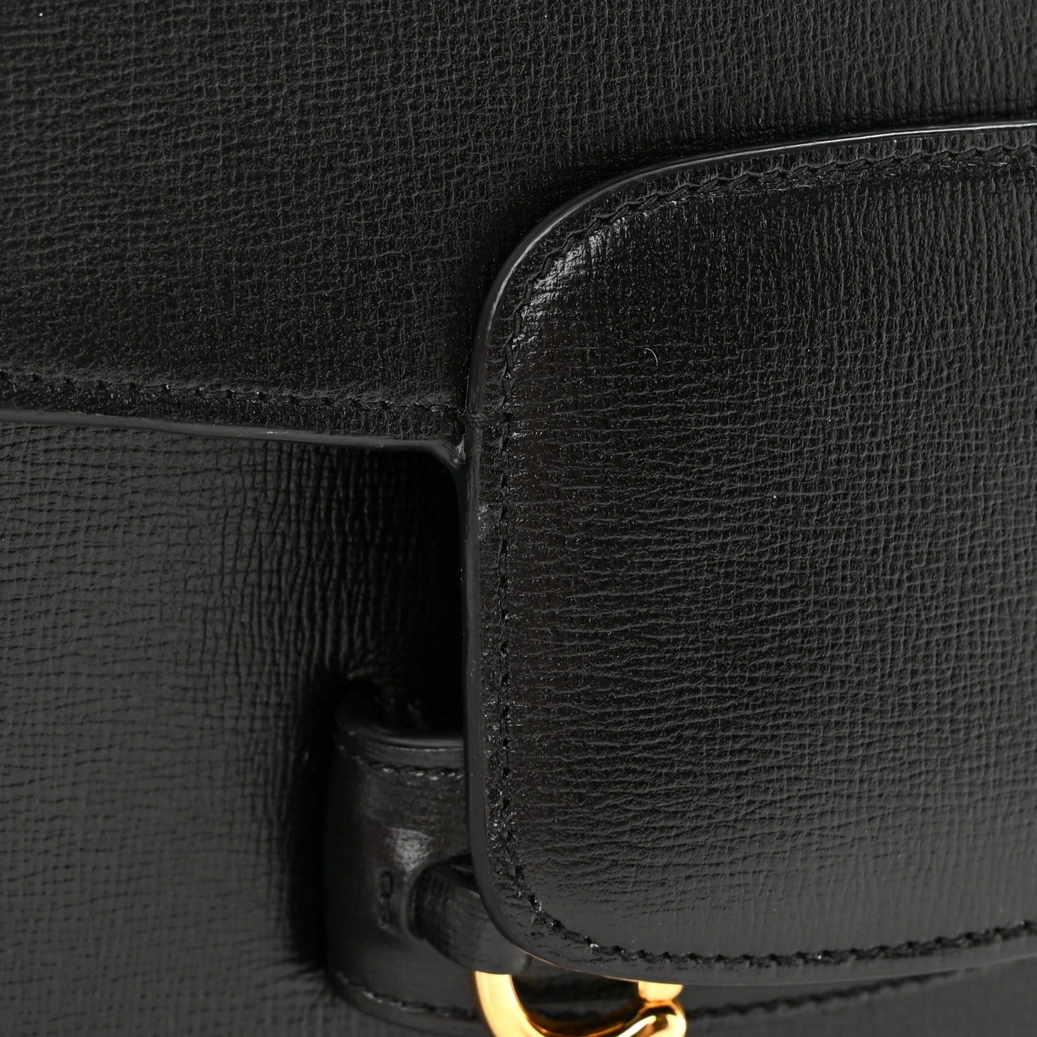 Gucci Azalea Calfskin Horsebit 1955 Shoulder Bag Black 13 of 13