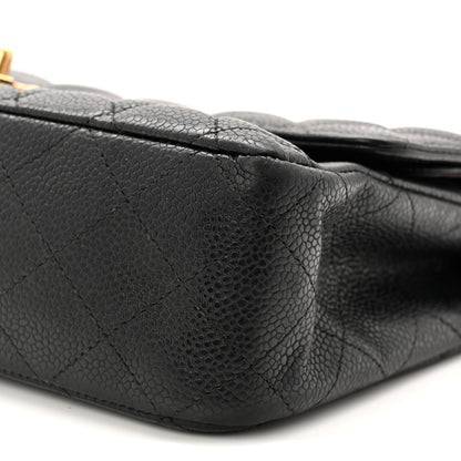 Chanel Caviar Quilted Medium Double Flap Black 10 of 10