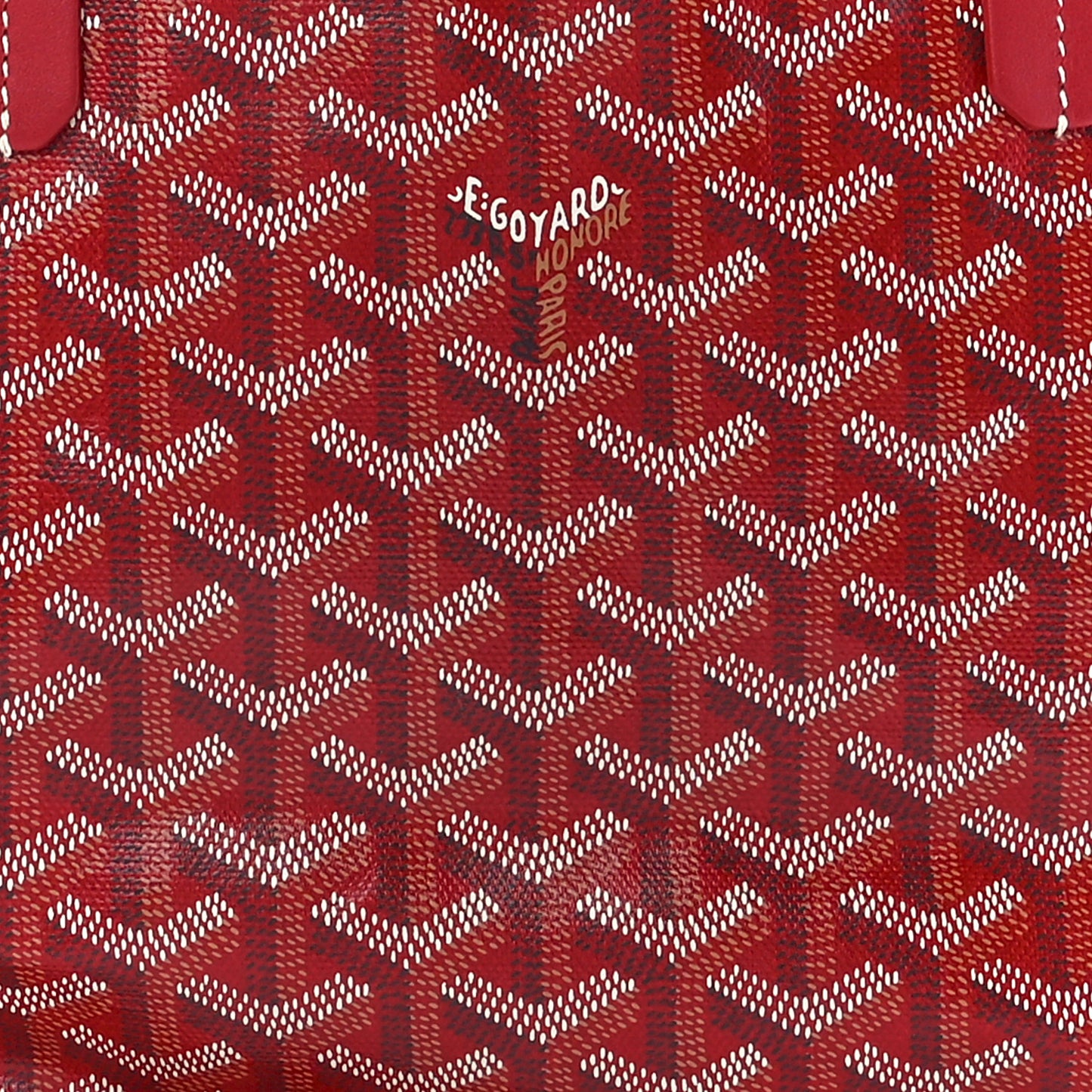 Goyardine Reversible Mini Anjou Red