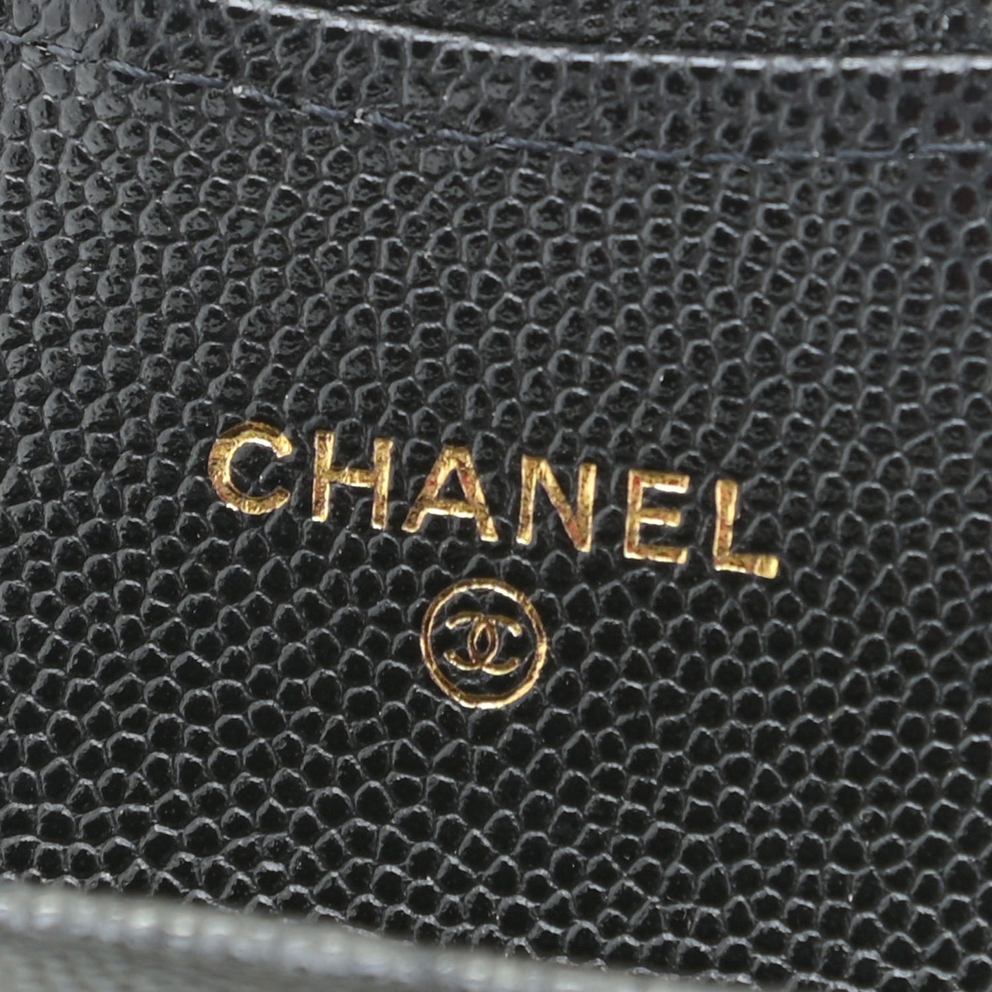 Caviar Quilted Mini Chain Belt Bag Black