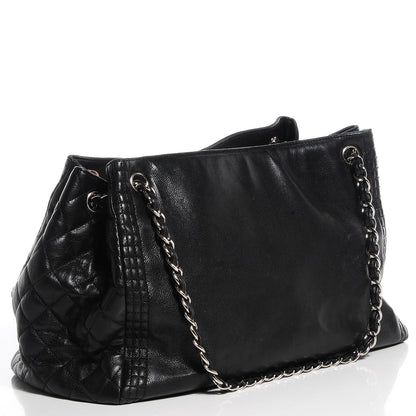 Chanel Calfskin Coco Bengal Open Accordion Tote Black 3 of 8