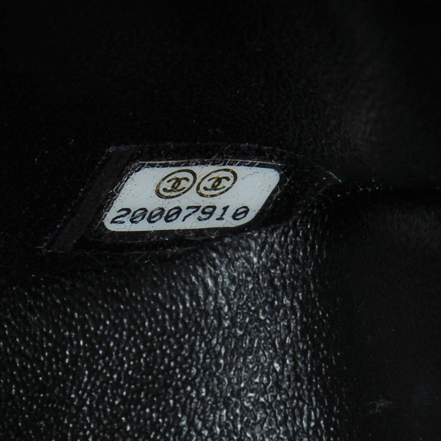 Lambskin Quilted Mini Square Flap Black