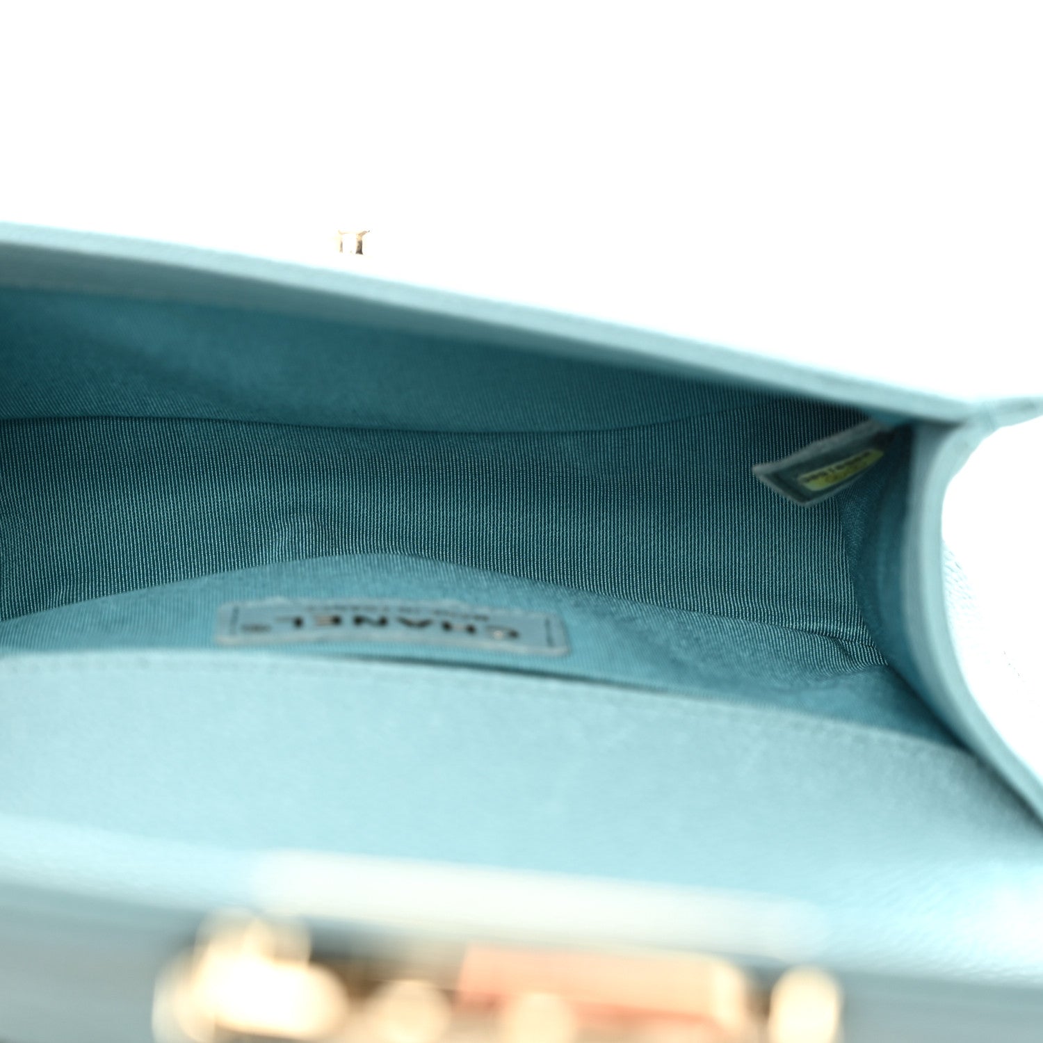 Chanel Caviar Quilted Small Boy Flap Light Blue 5 of 10