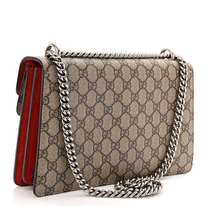 Gucci GG Supreme Monogram Small Dionysus Shoulder Bag Red 3 of 13