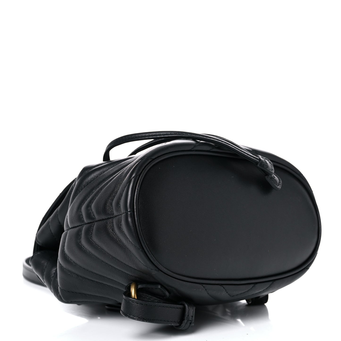 Calfskin Matelasse GG Marmont Flap Backpack Black