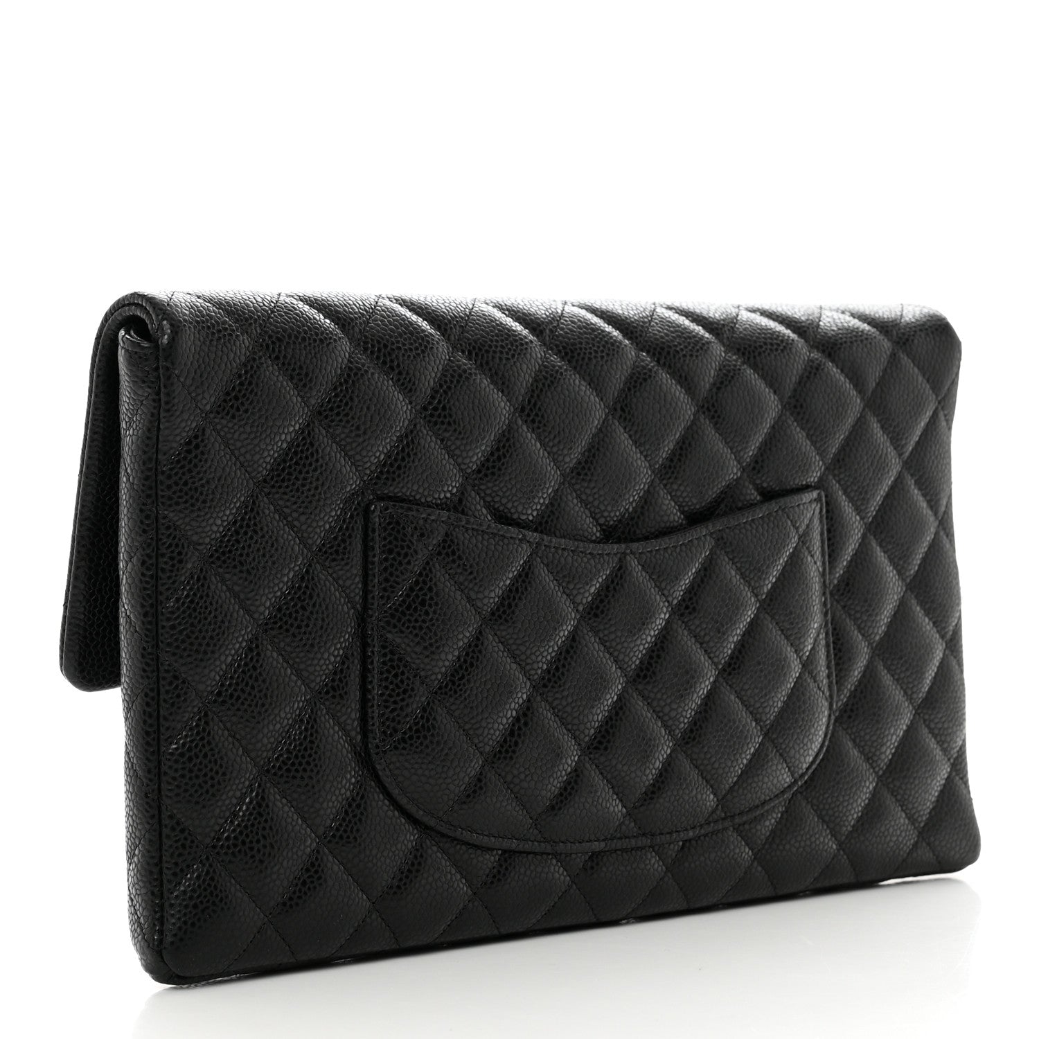 Chanel Caviar Quilted Flap Clutch Black 3 of 7