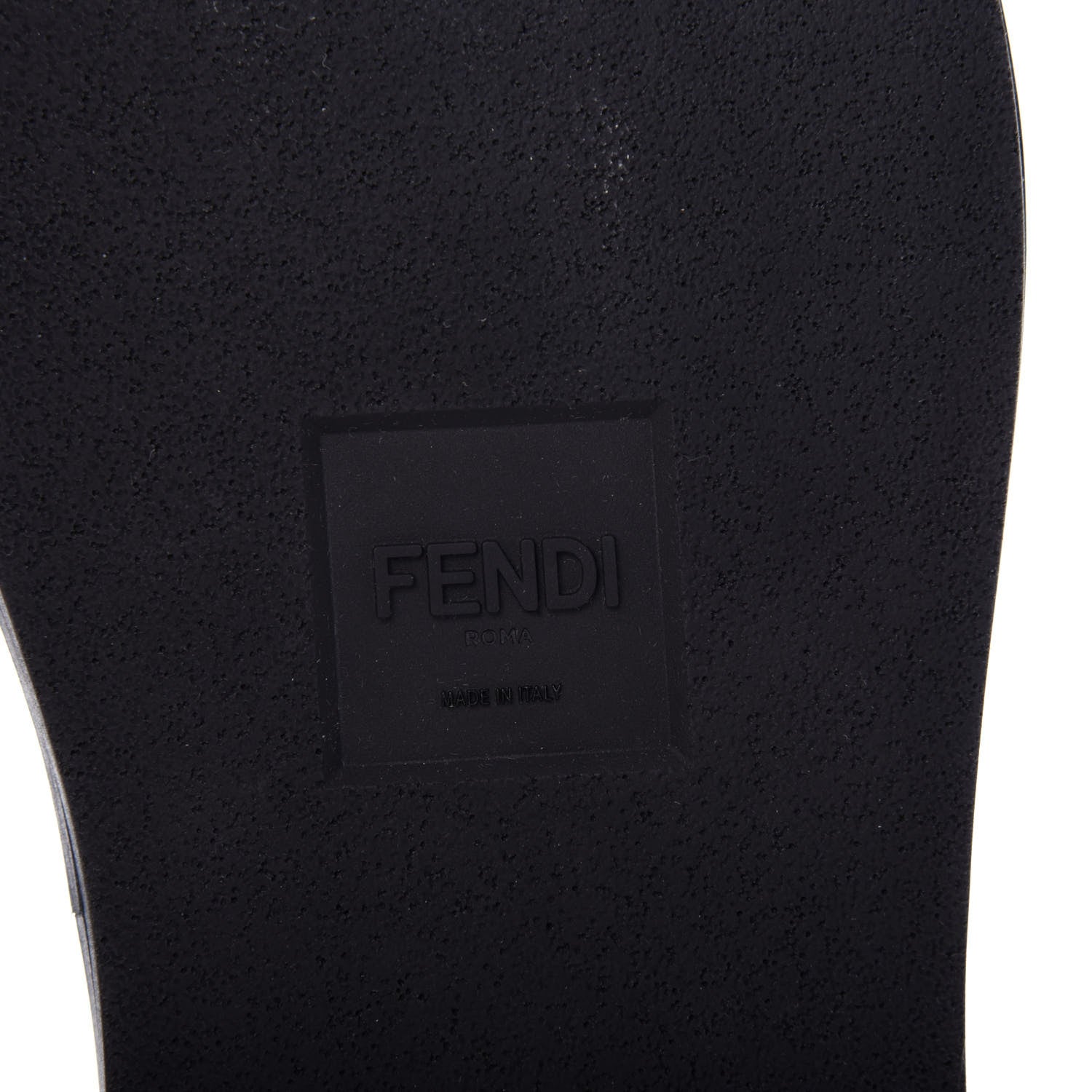 Fendi X FILA Glazed Fabric Calfskin FF 1974 Mania Mens Slide Sandals 7 Mogano Panna Blueberry Caipiroska 9 of 10