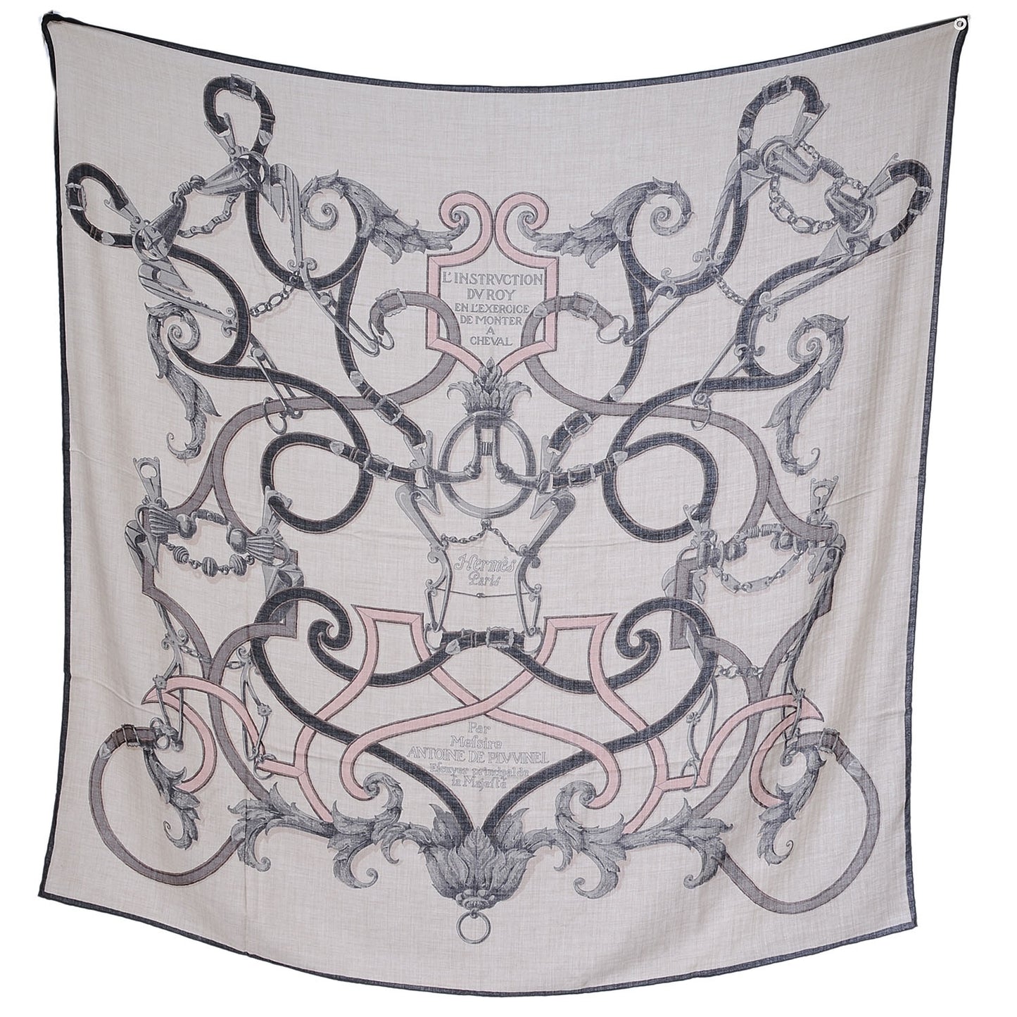 Cashmere Silk L Instruction Du Roi Shawl 140