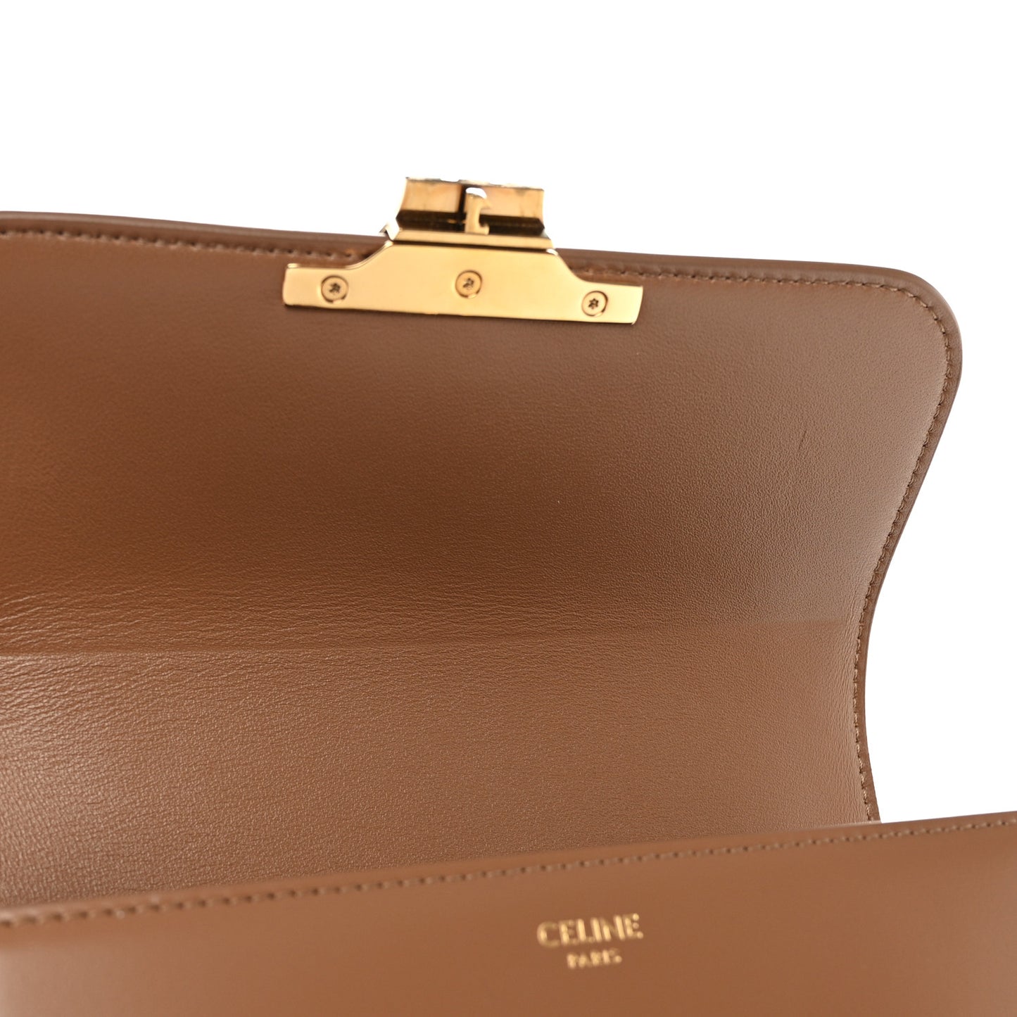 Shiny Calfskin Teen Triomphe Bronze