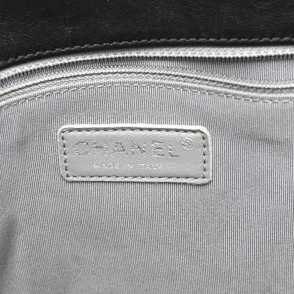 Chanel Washed Lambskin Quilted Maxi Chain Around Flap Black 6 of 10