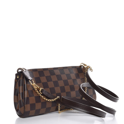 Louis Vuitton Damier Ebene Eva Clutch 3 of 7
