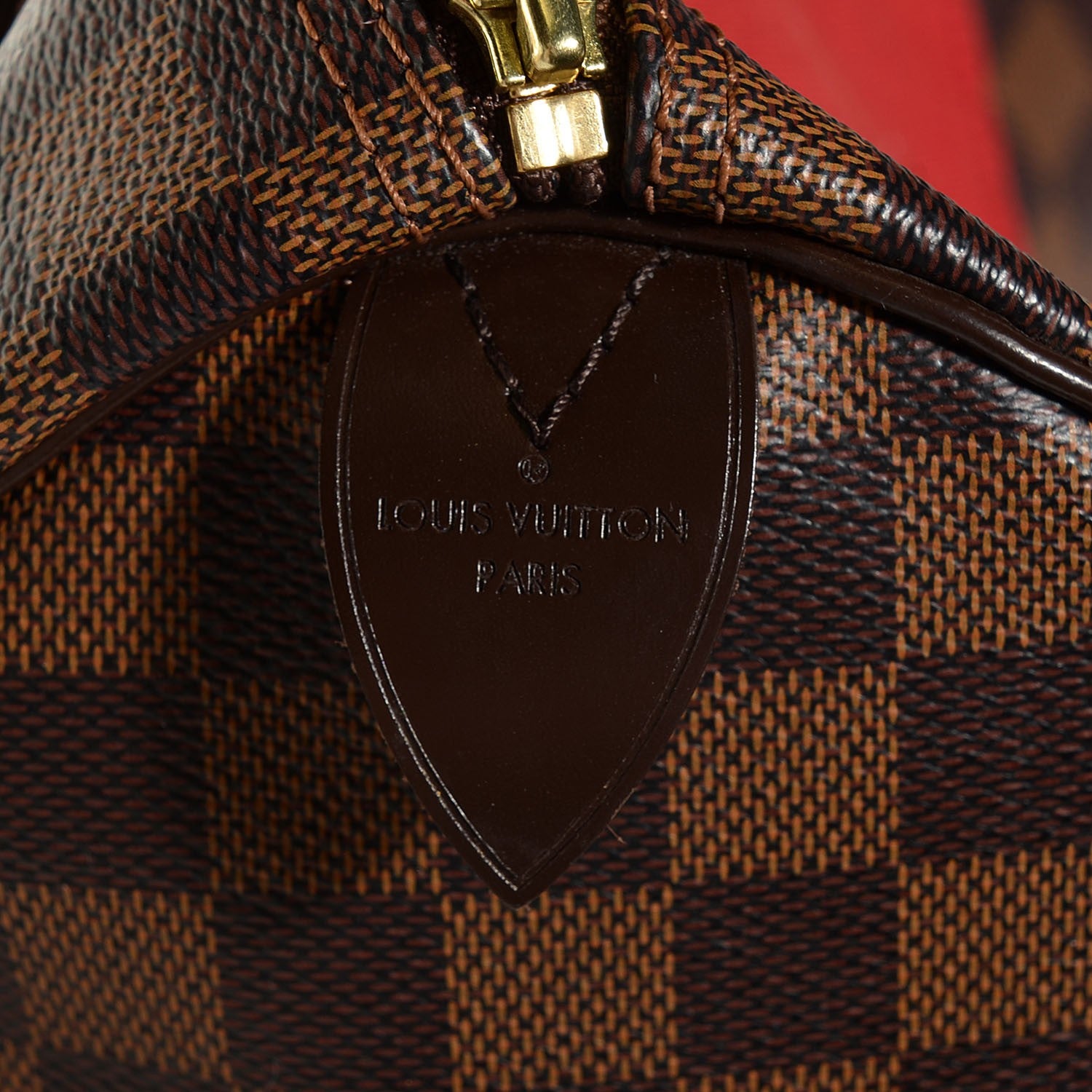 Louis Vuitton Damier Ebene Speedy 30 8 of 8