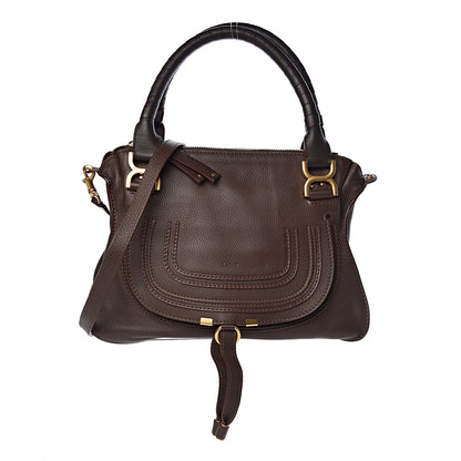 Chloe Calfskin Medium Marcie Satchel Truffle 1 of 11