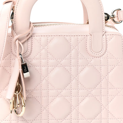 Christian Dior Lambskin Cannage Bag Pink 7 of 9