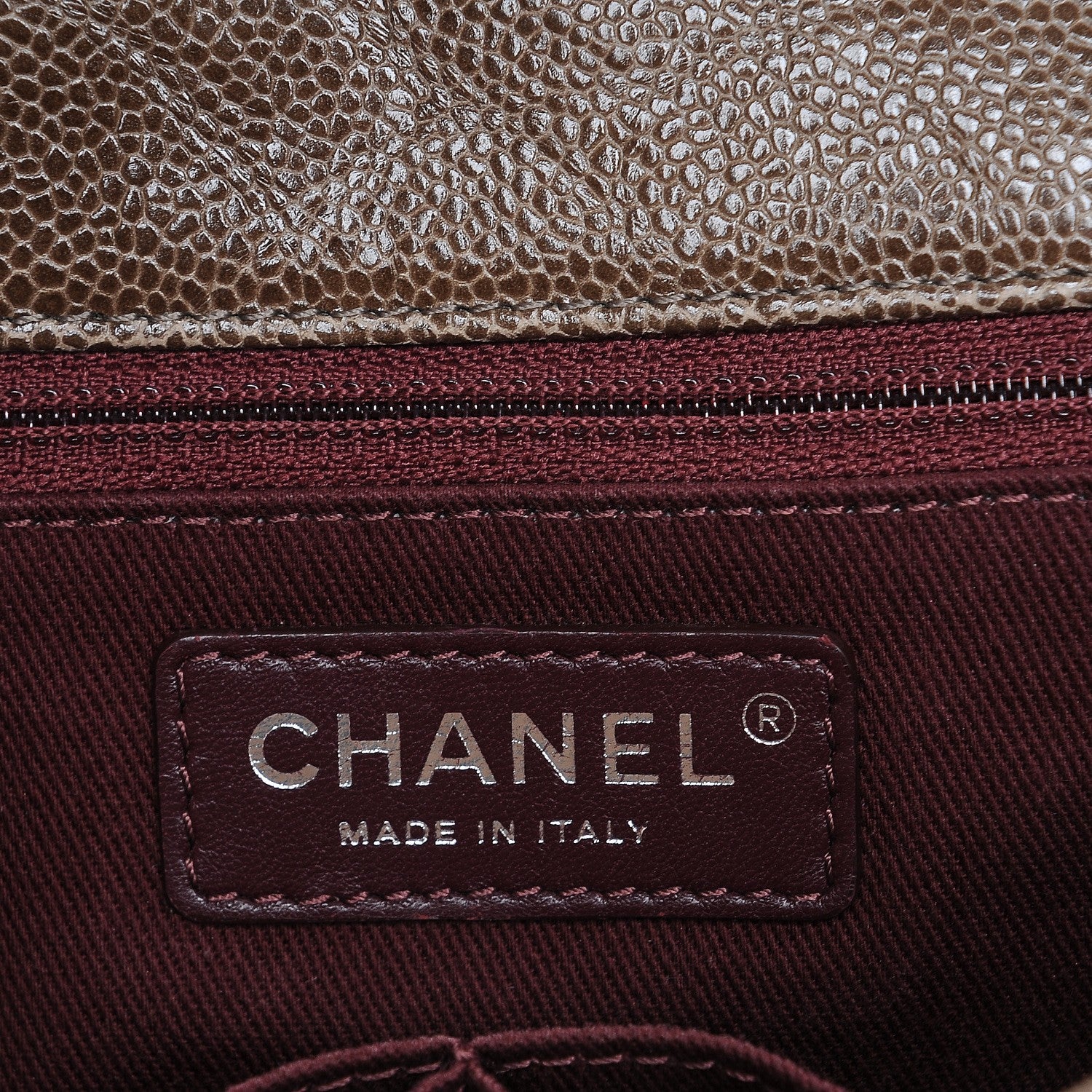 Chanel Crumpled Grained Calfskin Jumbo CC Crave Flap Beige 6 of 7