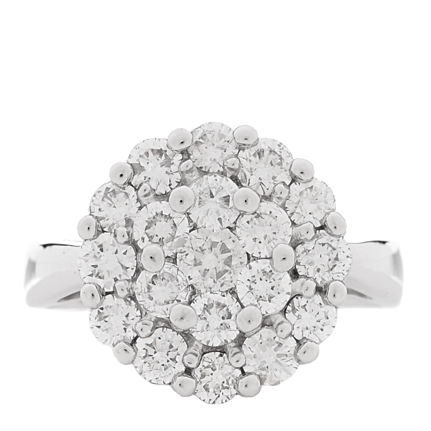 Parker & West by FASHIONPHILE 18K White Gold Diamond 2.00ctw Ring 58 8.25 1 of 9