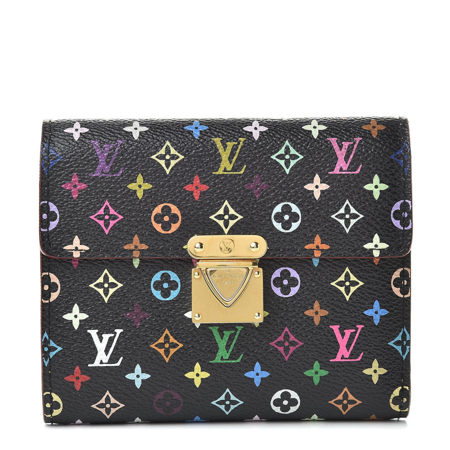 Monogram Multicolor Koala Wallet Black