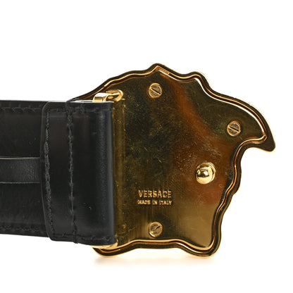 Versace Calfskin 4cm La Medusa Belt 80 32 Black 8 of 10