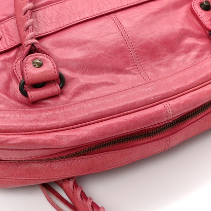 Balenciaga Agneau Classic Hardware Briefcase Tote Pivoine 15 of 17