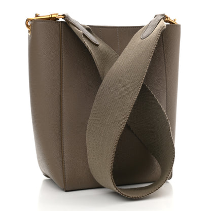 Celine Soft Grained Calfskin Small Sangle Bucket Bag Taupe 3 of 15