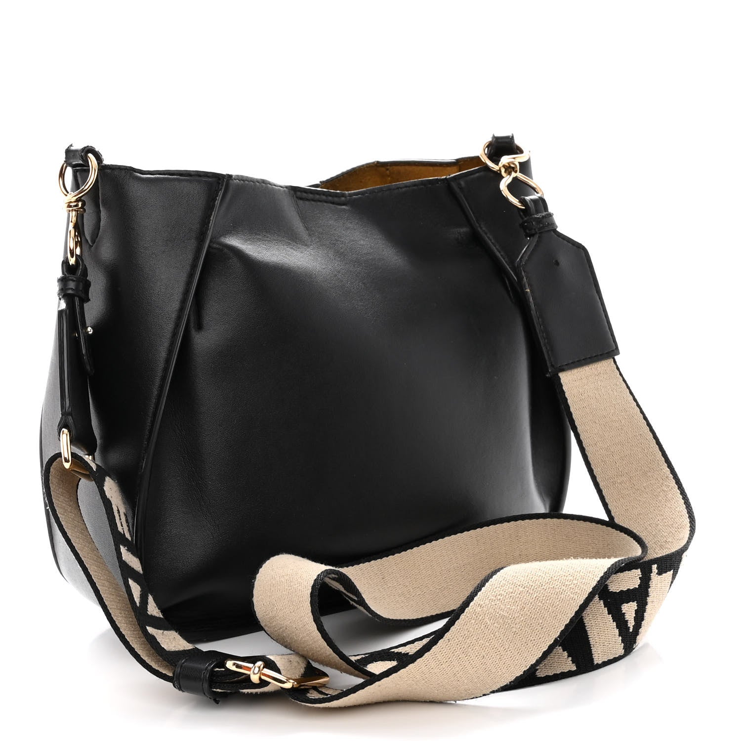Stella McCartney Eco Alter Nappa Perforated Logo Mini Crossbody Black 3 of 18