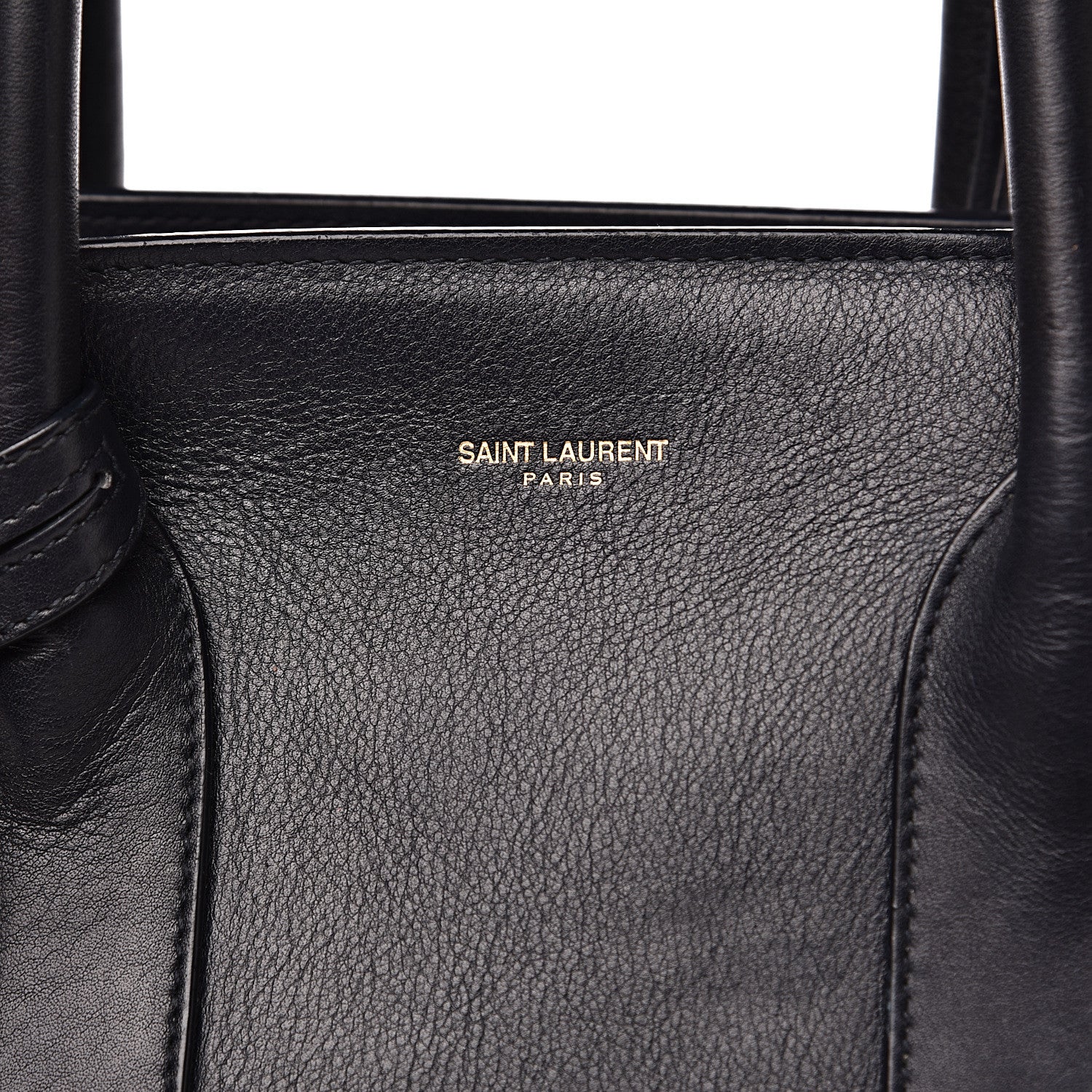 Saint Laurent Calfskin Large Sac De Jour Carryall Navy Blue 17 of 18