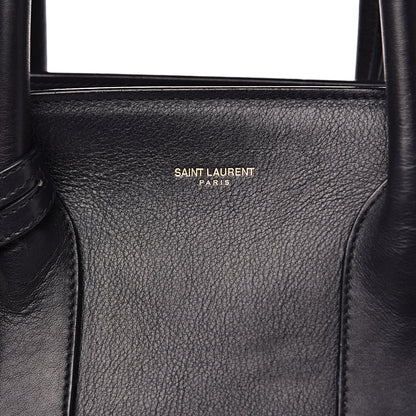 Saint Laurent Calfskin Large Sac De Jour Carryall Navy Blue 17 of 18