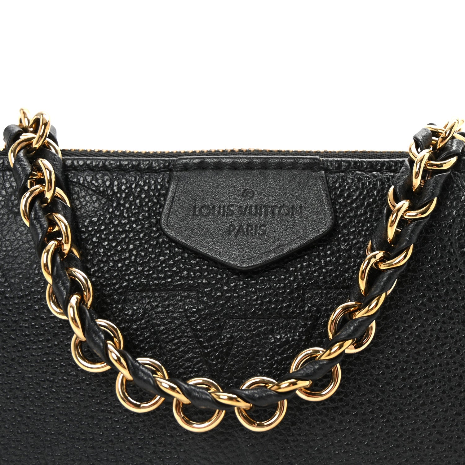 Louis Vuitton Empreinte Monogram Giant Multi Pochette Accessories Mini Pochette Black 7 of 9