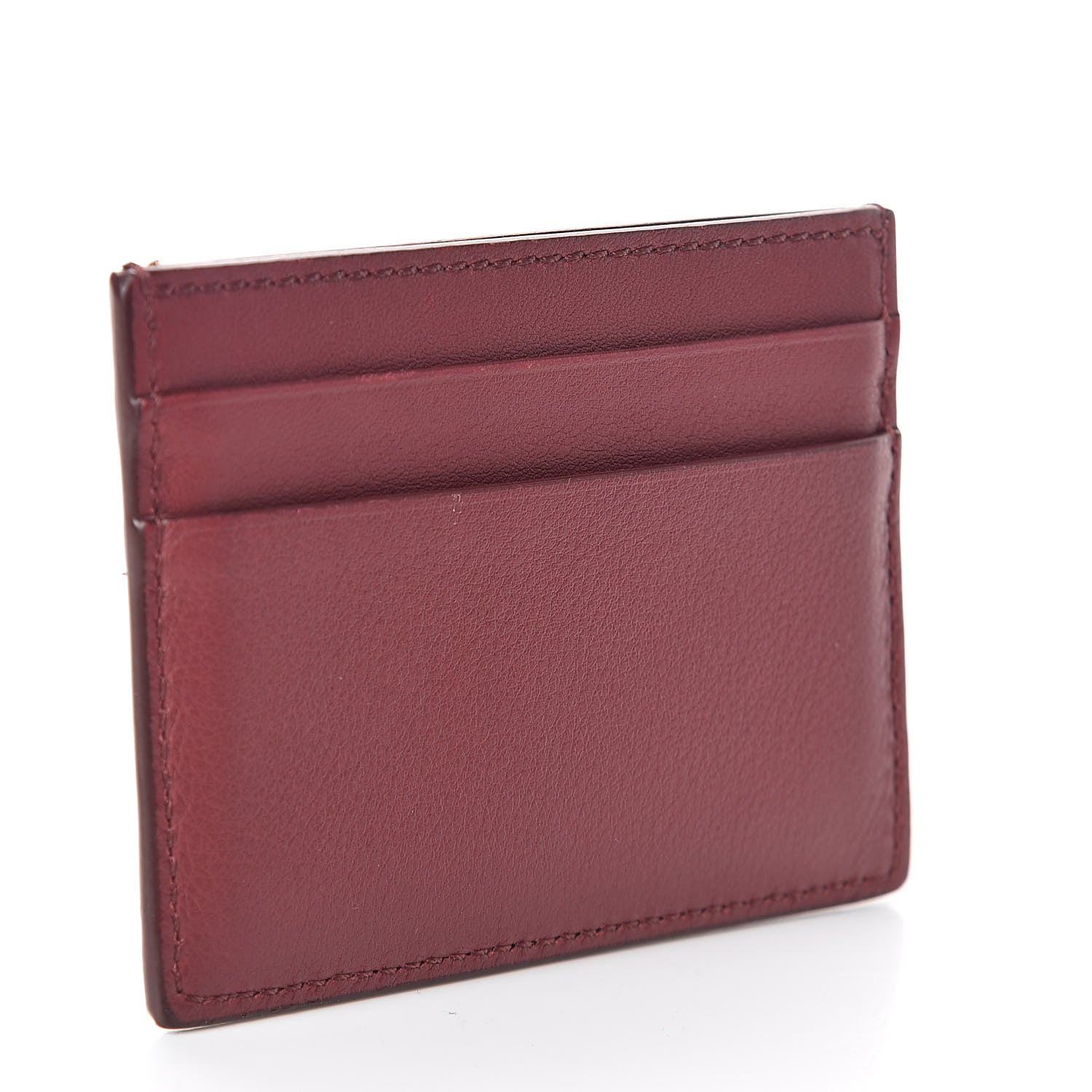 Burberry Grained Calfskin Crest Embossed Card Holder Red 3 of 6