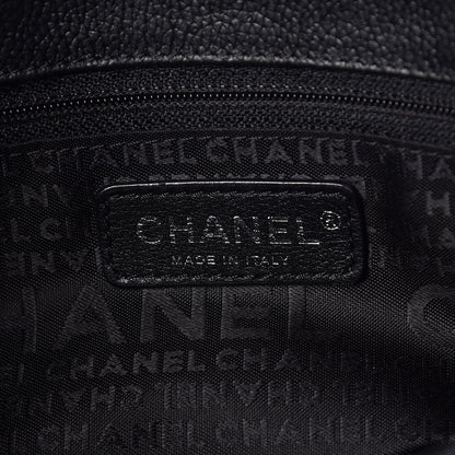 Chanel Calfskin Mademoiselle Lock Cerf Shopper Tote Black 6 of 12