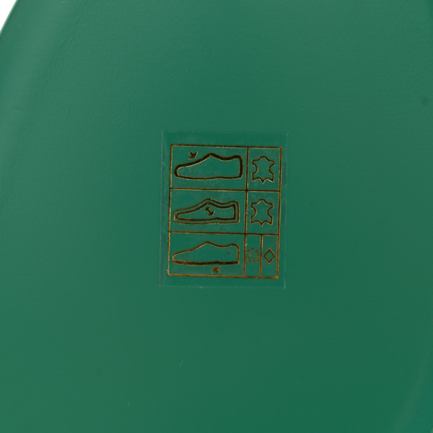 Chanel Calfskin Patent Calfskin Logo Mules 38 Green White 7 of 14