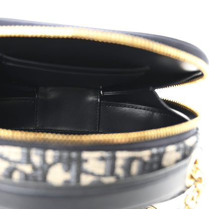 Christian Dior Oblique CD Signature Oval Crossbody Camera Bag Blue Multicolor 5 of 11