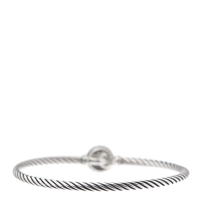 David Yurman Sterling Silver Black Onyx 3mm Chatelaine Bracelet 3 of 6