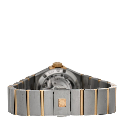 Omega Stainless Steel 18K Yellow Gold Diamond Bezel Yellow Mother of Pearl 27mm Constellation Automatic Watch 123.25.27.20.57.002 3 of 5