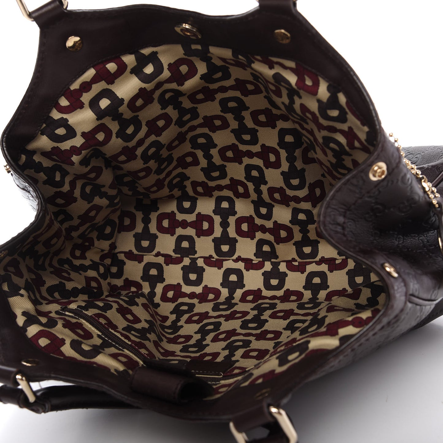 Guccissima Medium Sukey Tote Chocolate