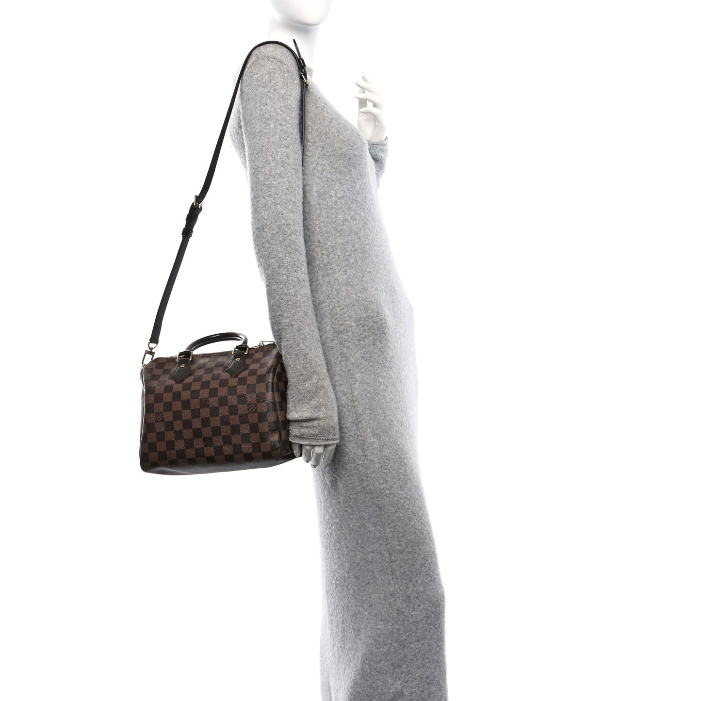 Damier Ebene Speedy Bandouliere 25