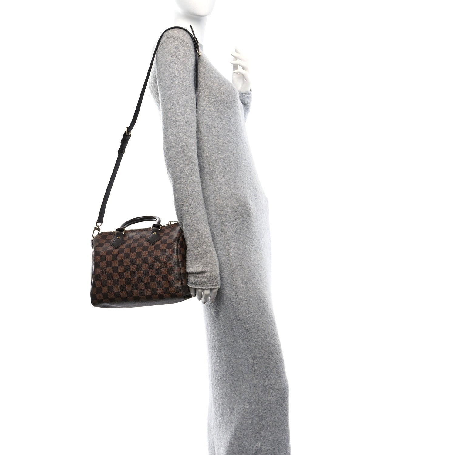 Louis Vuitton Damier Ebene Speedy Bandouliere 25 2 of 9