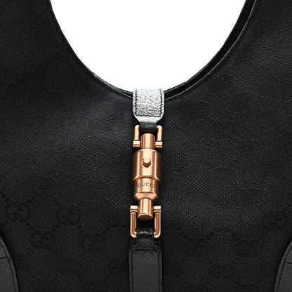Gucci Monogram Calfskin Large Bardot Tote Black 8 of 13
