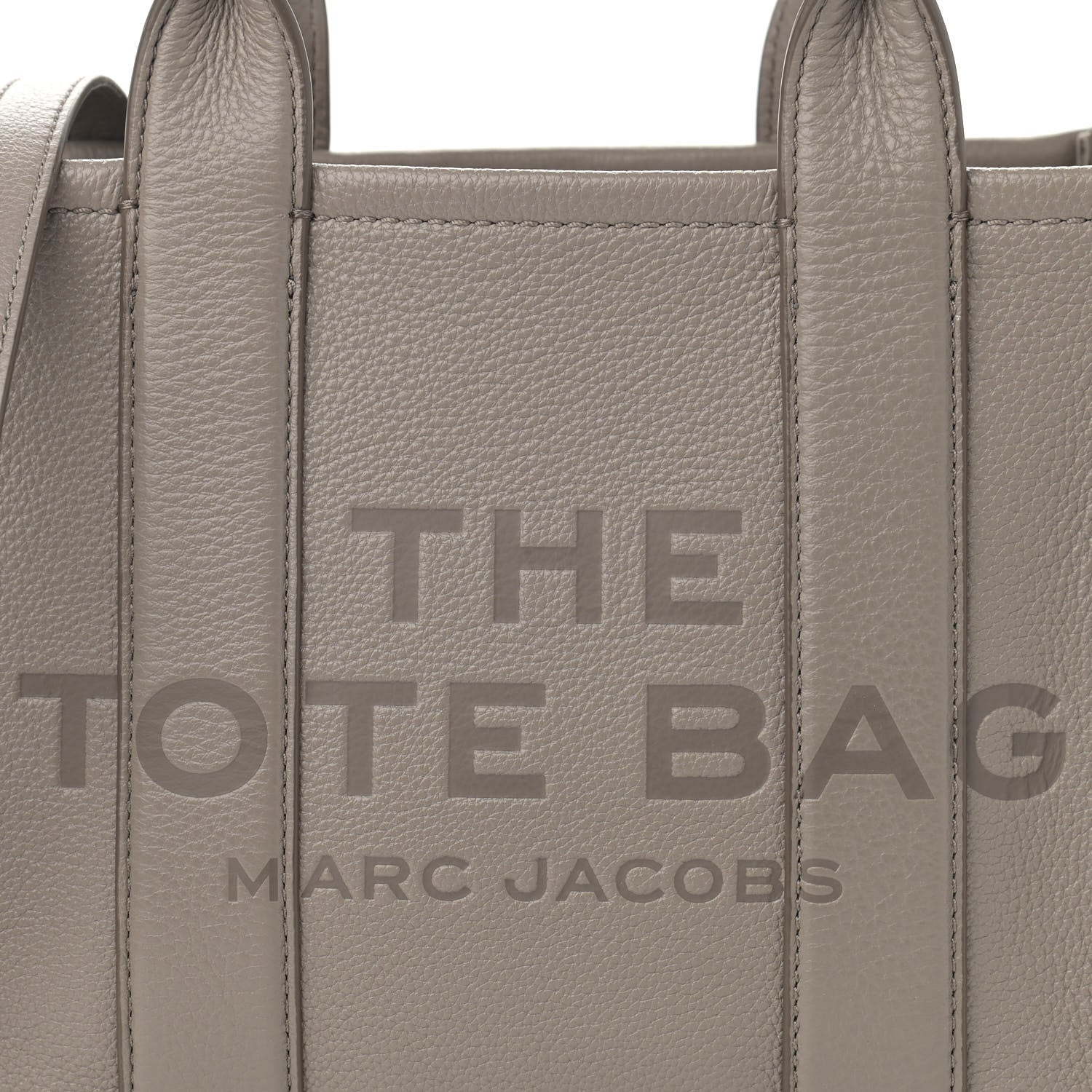 Marc Jacobs Grained Calfskin Small The Tote Bag Taupe 9 of 14