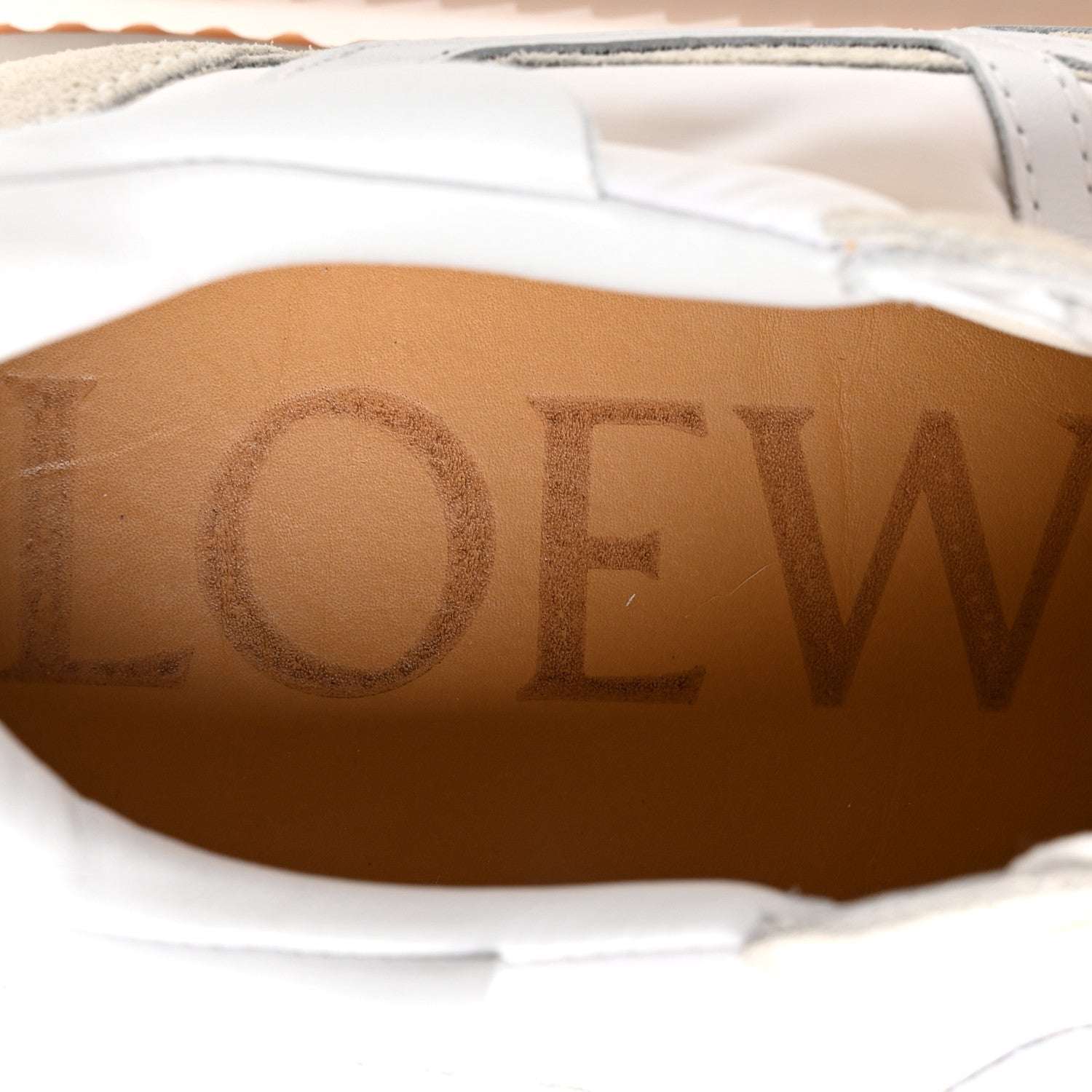 Loewe Nylon Suede Flow Retro Runner Sneakers  White 8 of 10