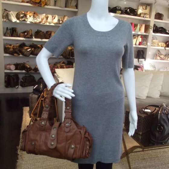 Calfskin Silverado Shoulder Bag Tan