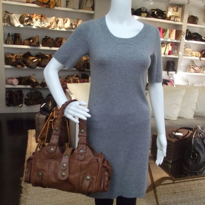 Chloe Calfskin Silverado Shoulder Bag Tan 2 of 11