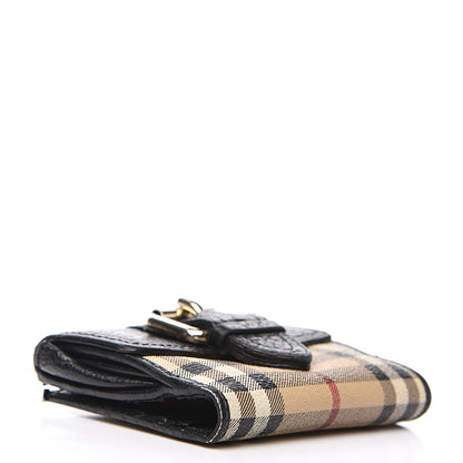 Burberry Horseferry Check Compact Wallet Black 3 of 9